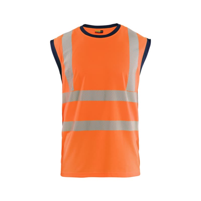 High Vis Tank Top High Vis Orange/Marineblau 3575 1013 5389 4XL/5XL