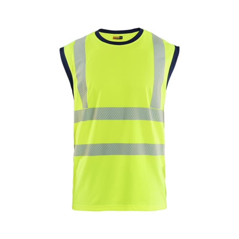 High Vis Tank Top High Vis Gelb/Marineblau 3575 1013 3389 4XL/5XL