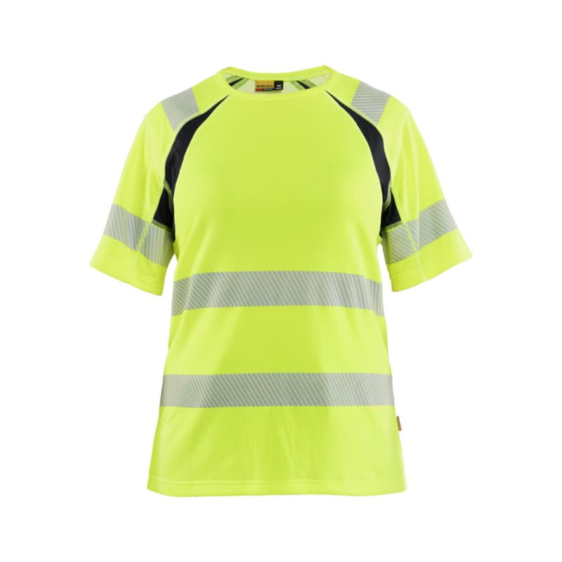 Damen High Vis T-Shirt High Vis Gelb/Schwarz 3503 2537 3399 L