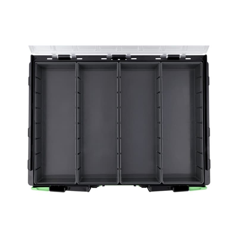 VISO case 8.4.1 TR with grid incl. 4 empty boxes