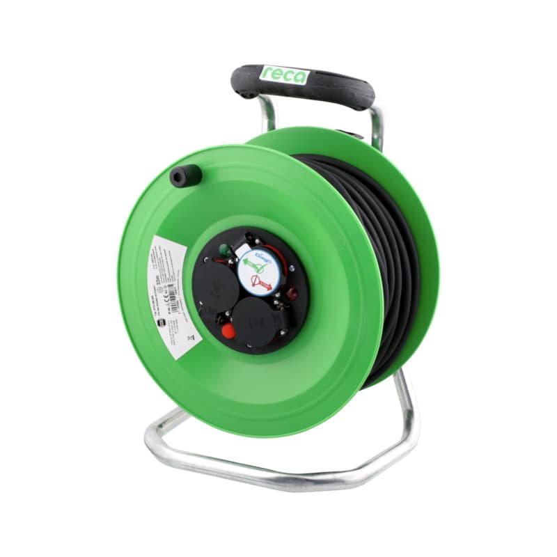 RECA cable reel Pro 1, 250-V cable, H07RN-F 3G1.5, IP44 protection, 33 m