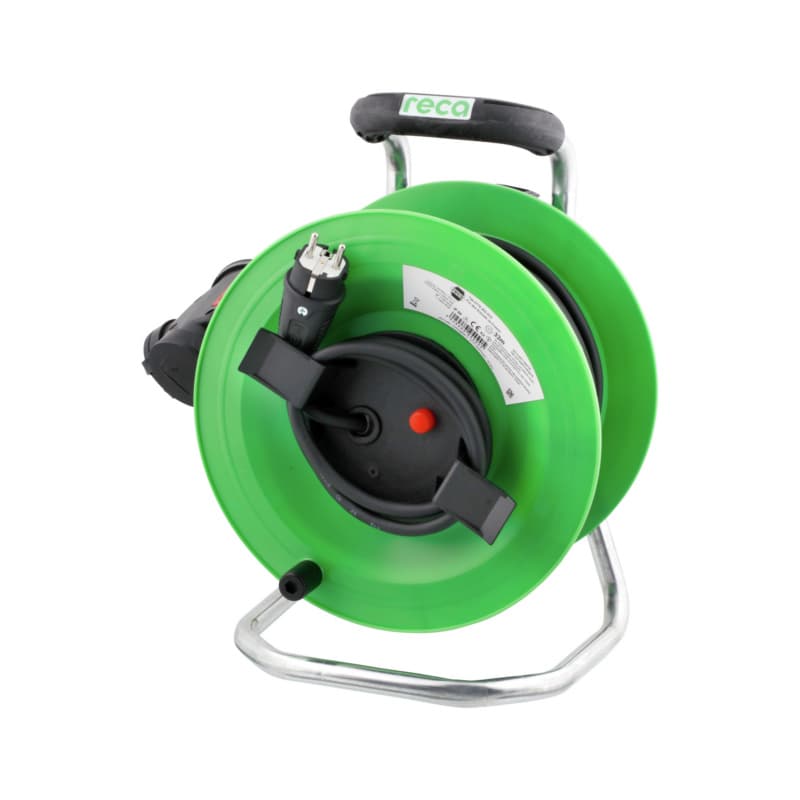 RECA device cable reel Pro 4, 250-V cable, H07RN-F 3G1.5, IP44 protection, 33 m