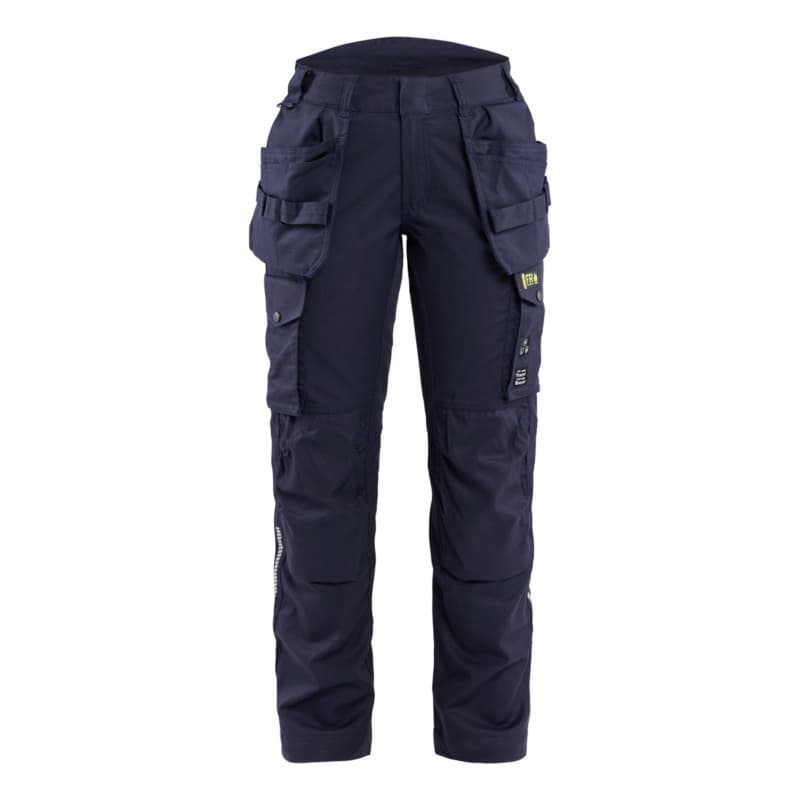 Women's Craftsman Work Trousers Inherent Navy Blue 7108 1512 8900 C34