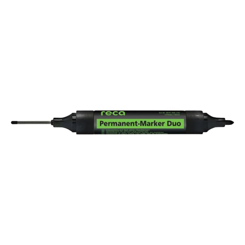 Permanent marker Duo, black