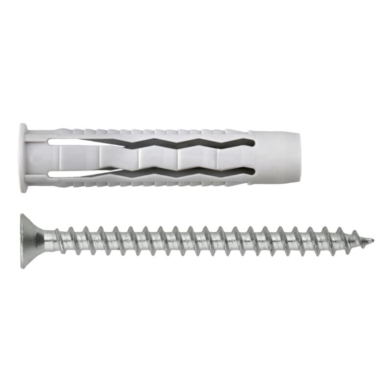 RND Quattro nylon anchor 5 x 25 mm, incl. screw dia. 4 x 30 mm