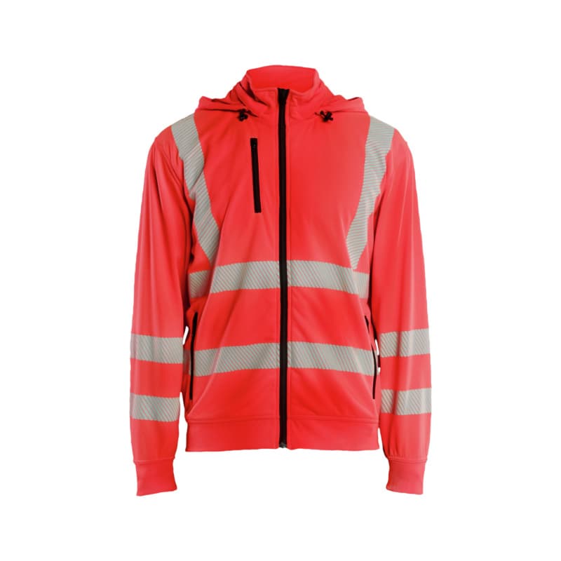 High Vis Sweatshirt with removable hood High Vis Red 3573 2538 5500 4XL