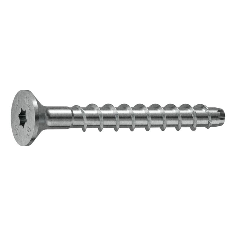 Screw anchor with countersunk head TSM LT 6x50 C TX30 A4