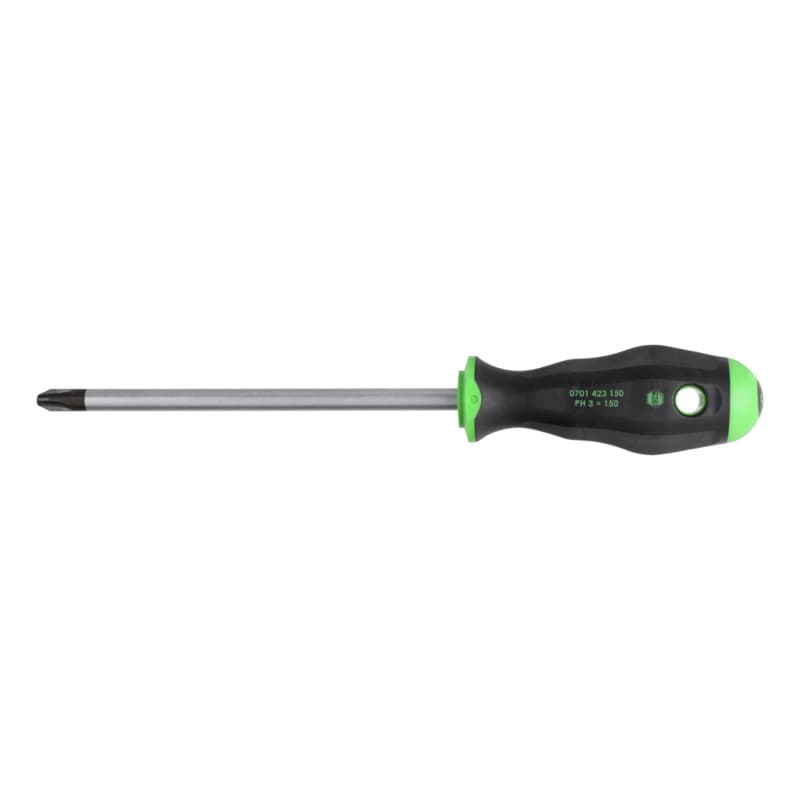 Screwdriver, cross slot, 2-component handle PH 3