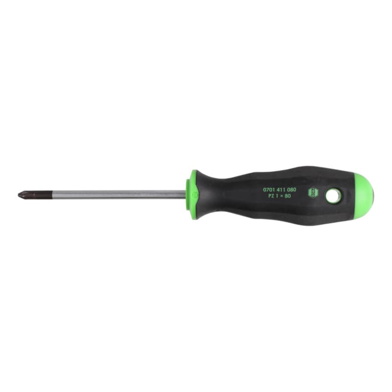 Screwdriver, cross slot, 2-component handle PZ 1