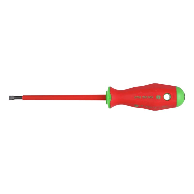 Screwdriver VDE slotted, 2-component handle 5.5 x 1.0 mm