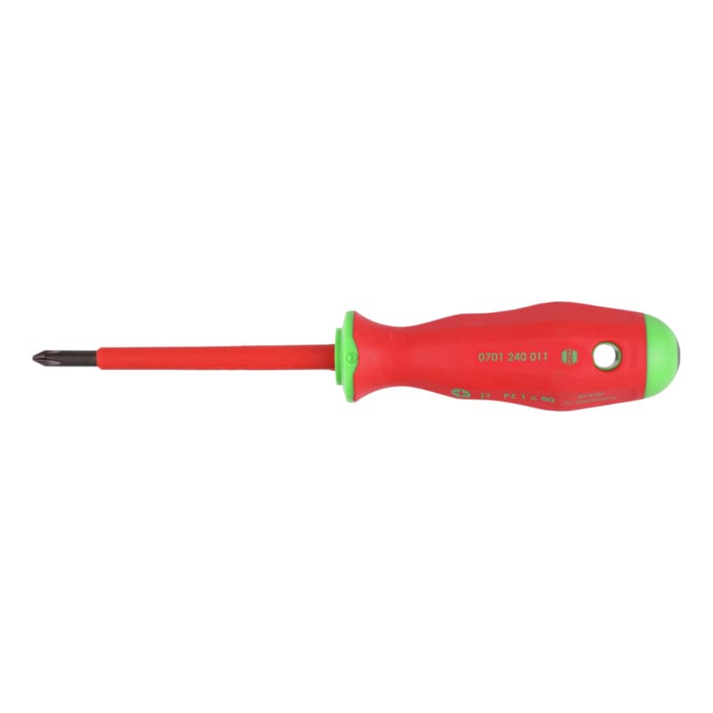 Screwdriver VDE cross slot, 2-component handle PZ 1