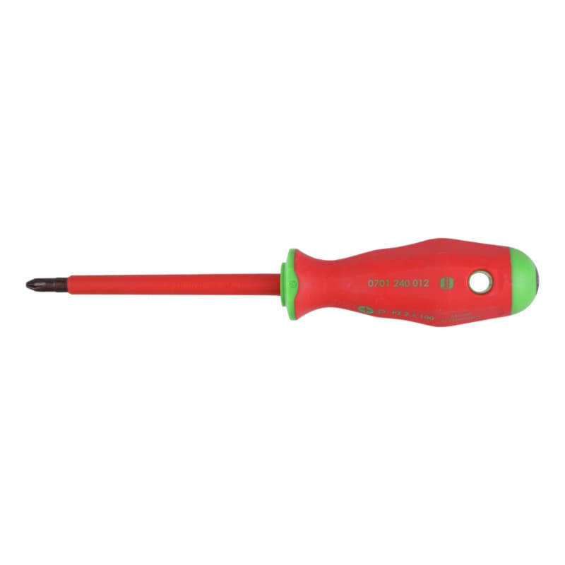 Screwdriver VDE cross slot, 2-component handle PZ 2