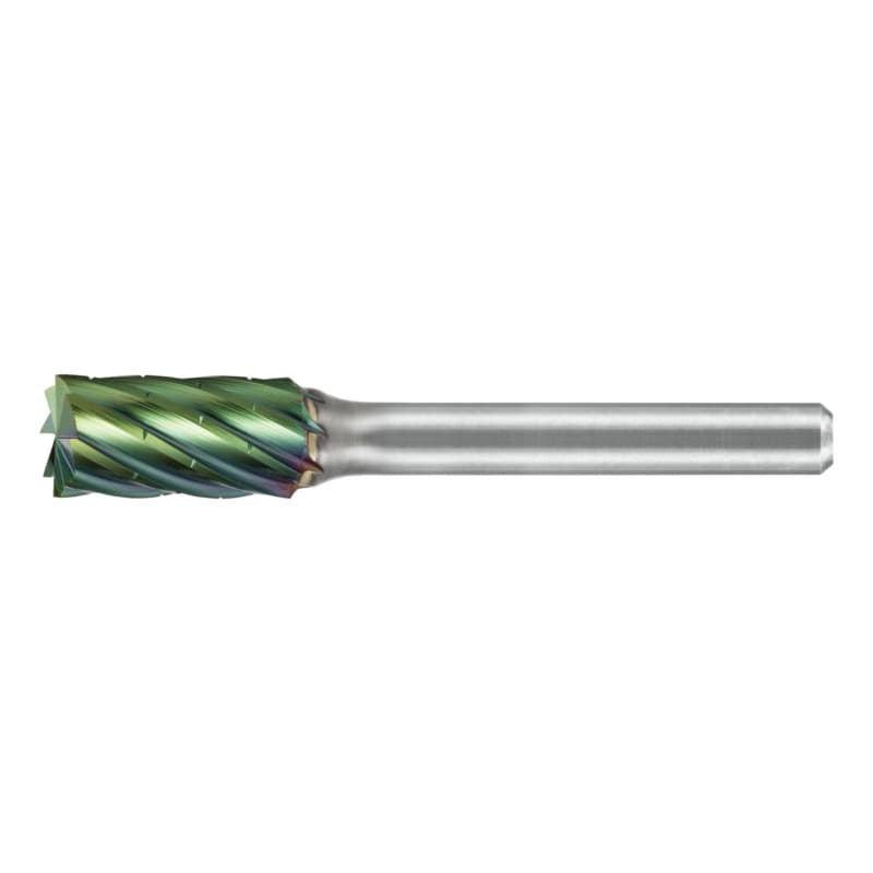 ultra cylindrical carbide burs, ZYAS, with end cut, 6 mm