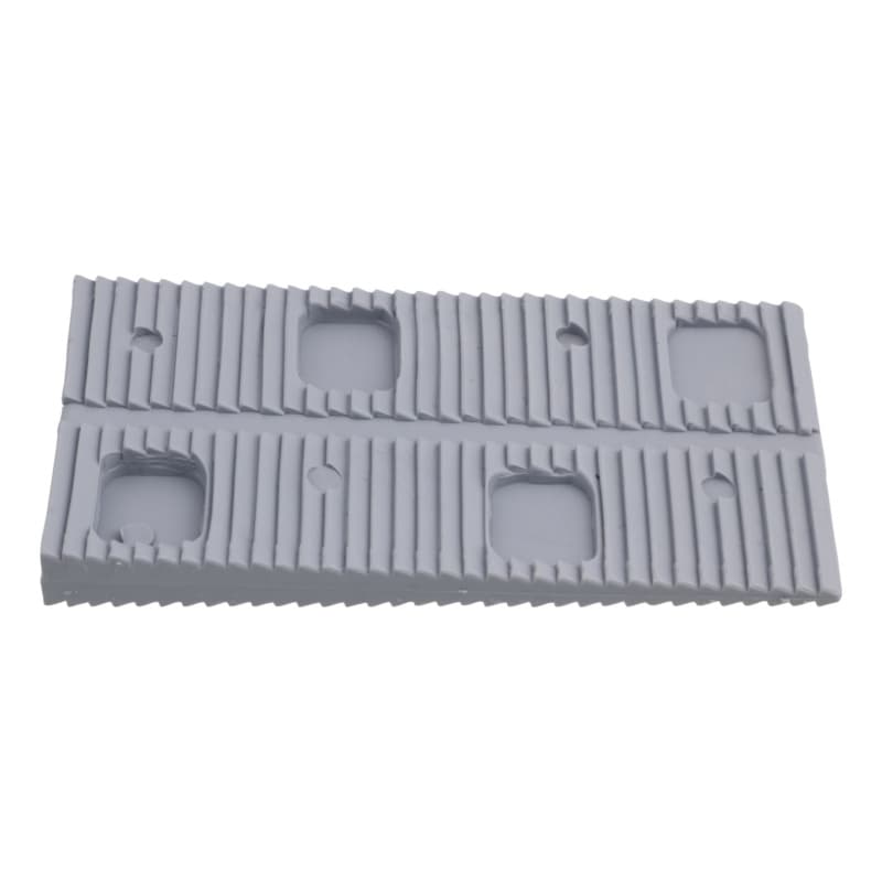 Assembly wedge 90x45x10 mm, plastic, grey