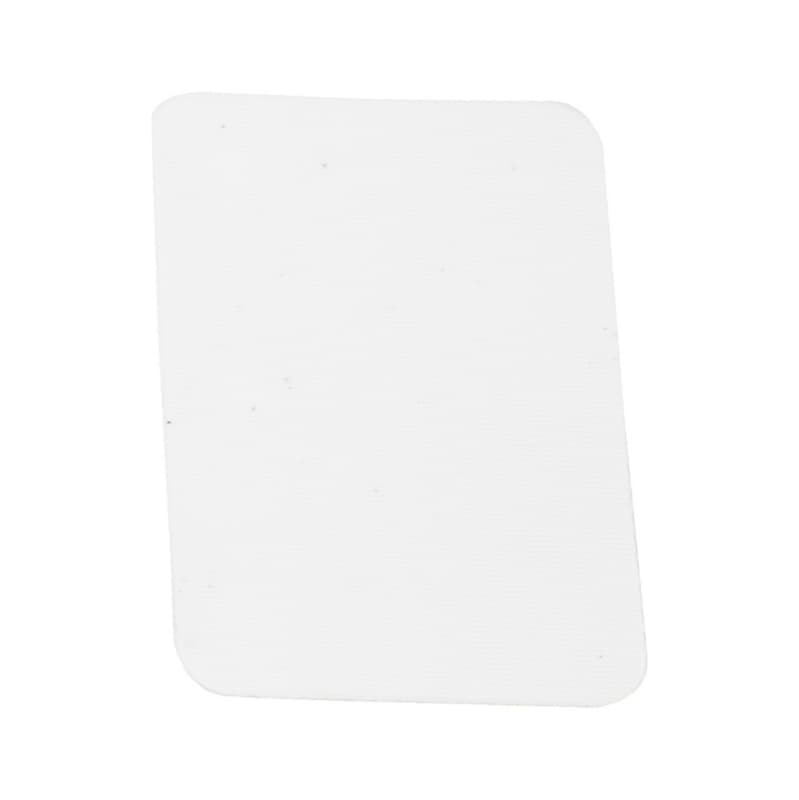 Shims 40x60 mm, 1.5 mm, plastic, white