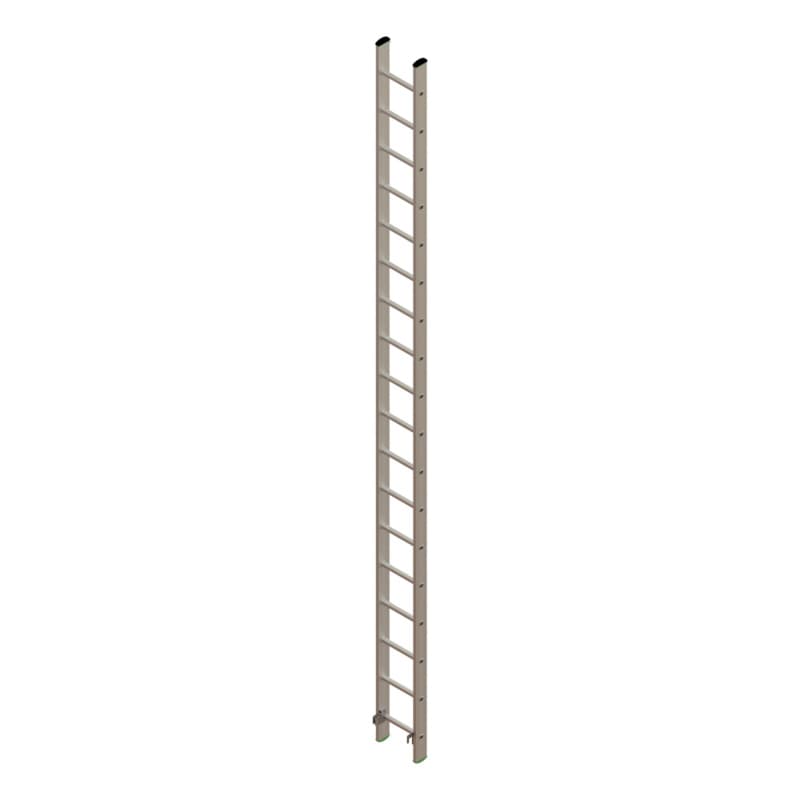Sliding part, Alu extension ladder 2 pieceswith traverse 2x18 rungs