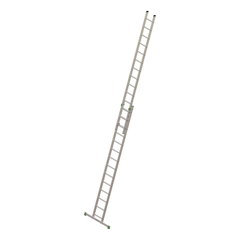 Alu extension ladder 2 pieceswith traverse 2x14 rungs