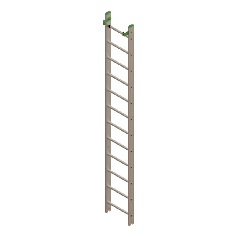 Alu multipurpose ladder 3 pieces, lower part 3x12