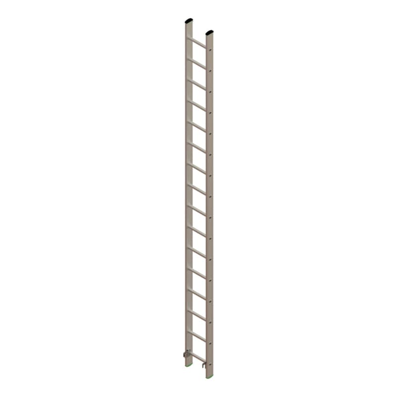 Sliding part, Alu extension ladder 2 pieceswith traverse 2x16 rungs