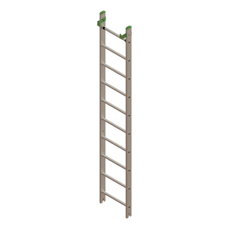 Alu multipurpose ladder 3 pieces, lower part 3x10