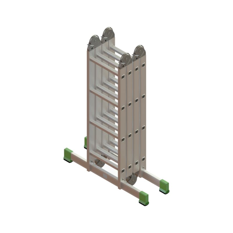 Alu multipurpose ladder 4x4 rungs