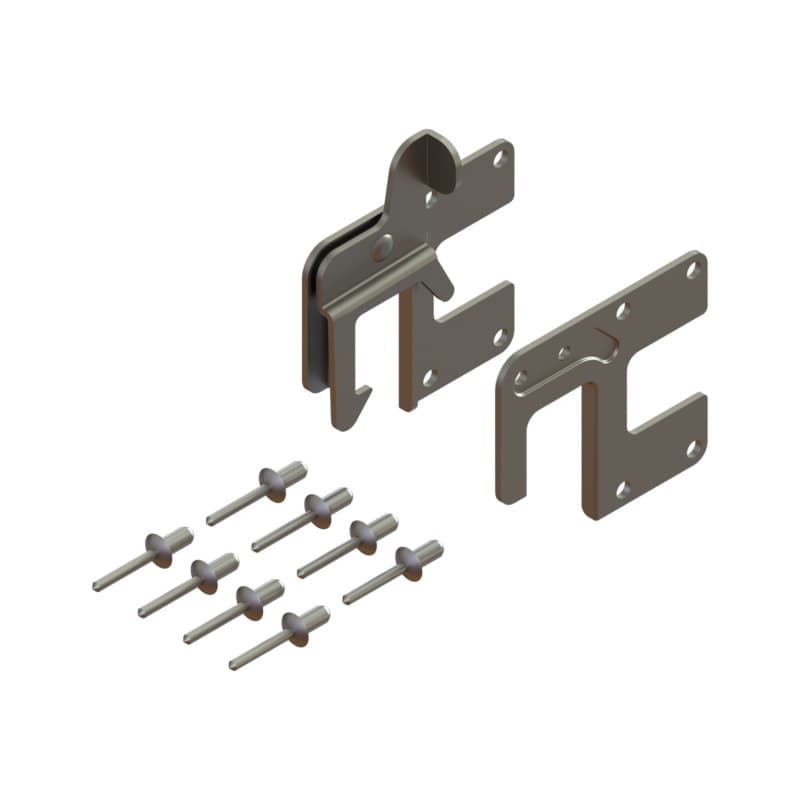 Rung hook set for Alu extension ladder 2x8/10/12, Alu multipurpose ladder 3x8