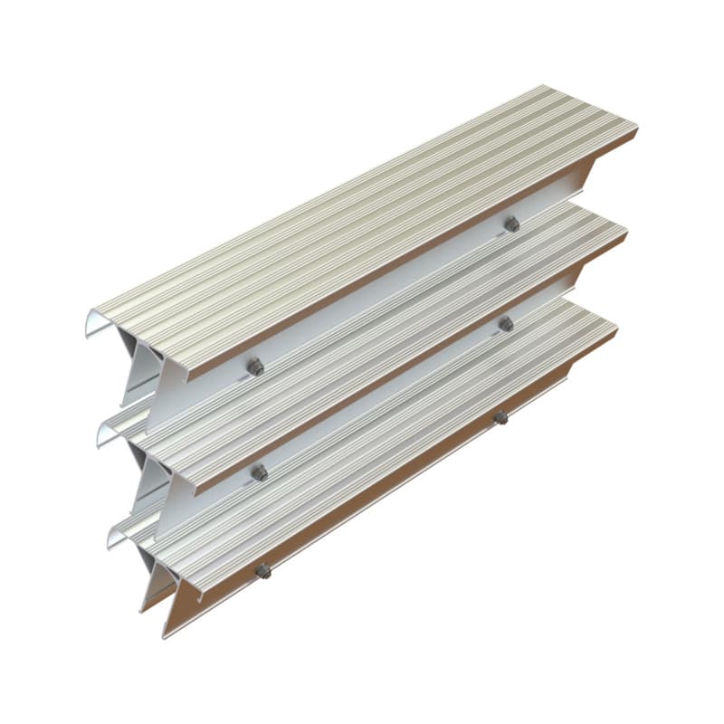 Retrofit step expansion set H3 for wooden standing ladders with rungs