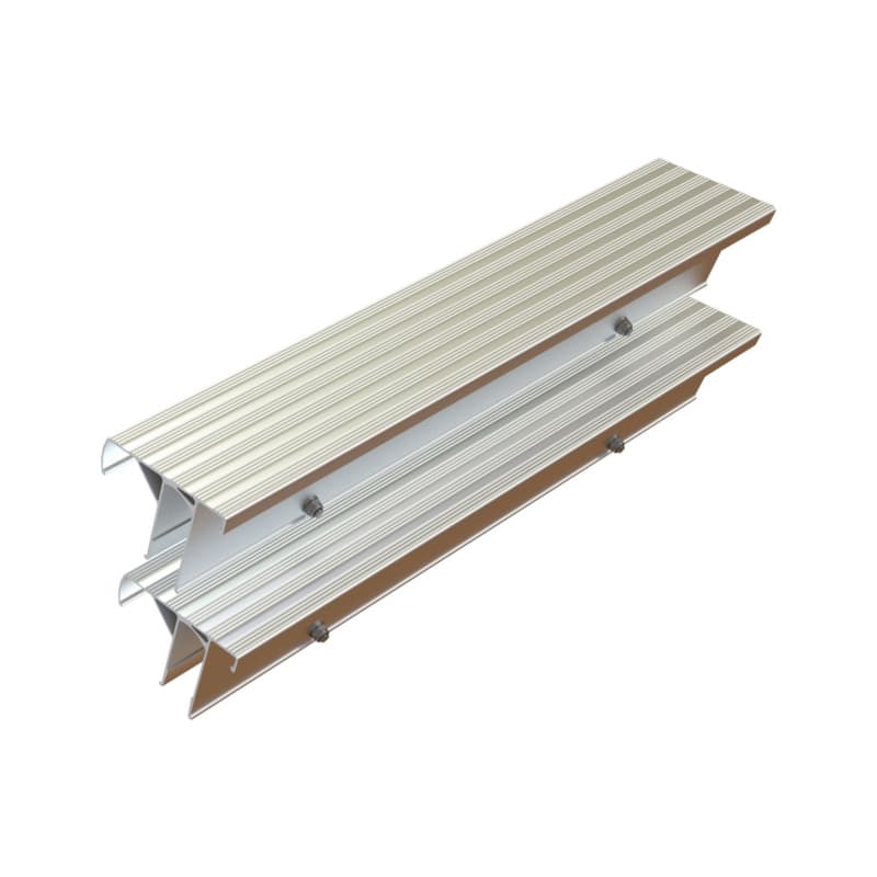 Retrofit step expansion set H2 for wooden standing ladders with rungs