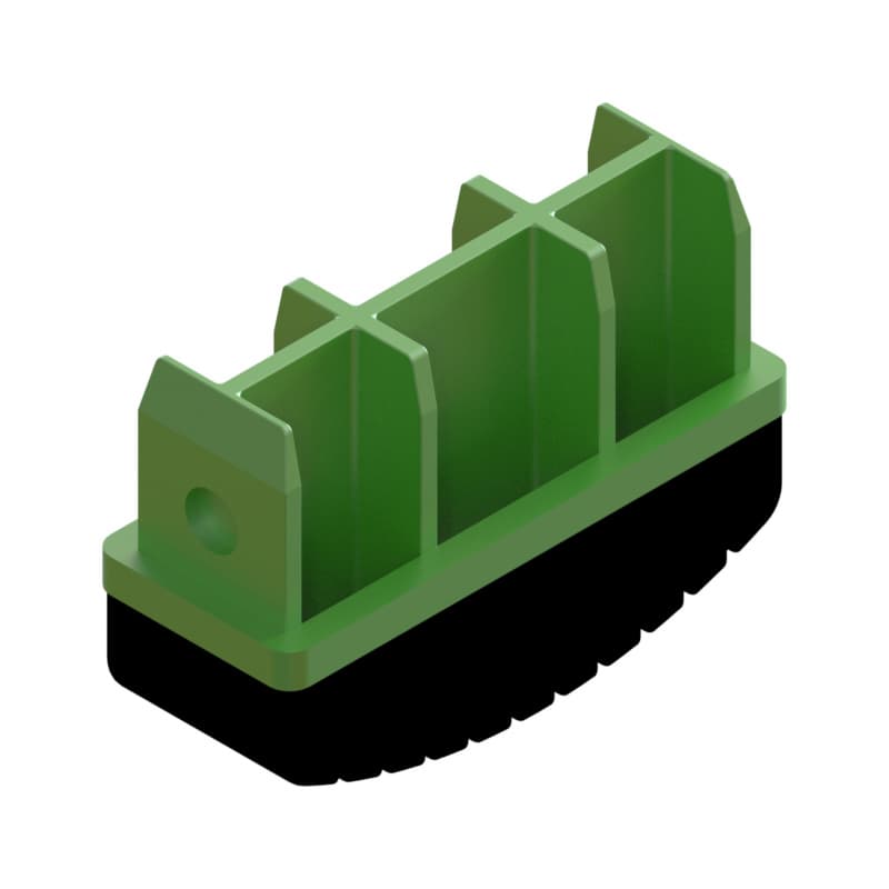 Replacement foot 75x50x30mm (bar 73x25mm)