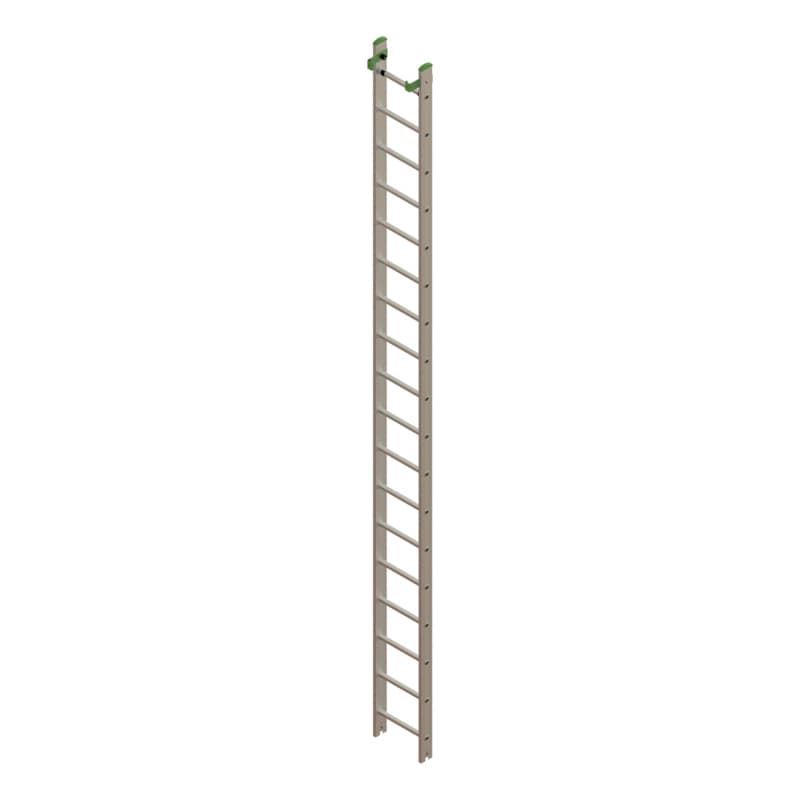 Lower part, Alu extension ladder 2 pieceswith traverse 2x18 rungs