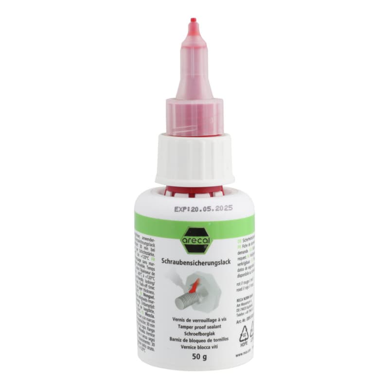 Red tamper proof sealant