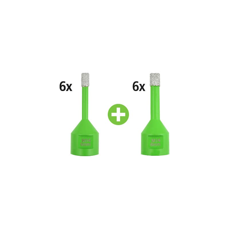 diadrill Keramik Mini M14 Set Ø6+Ø8 6+6