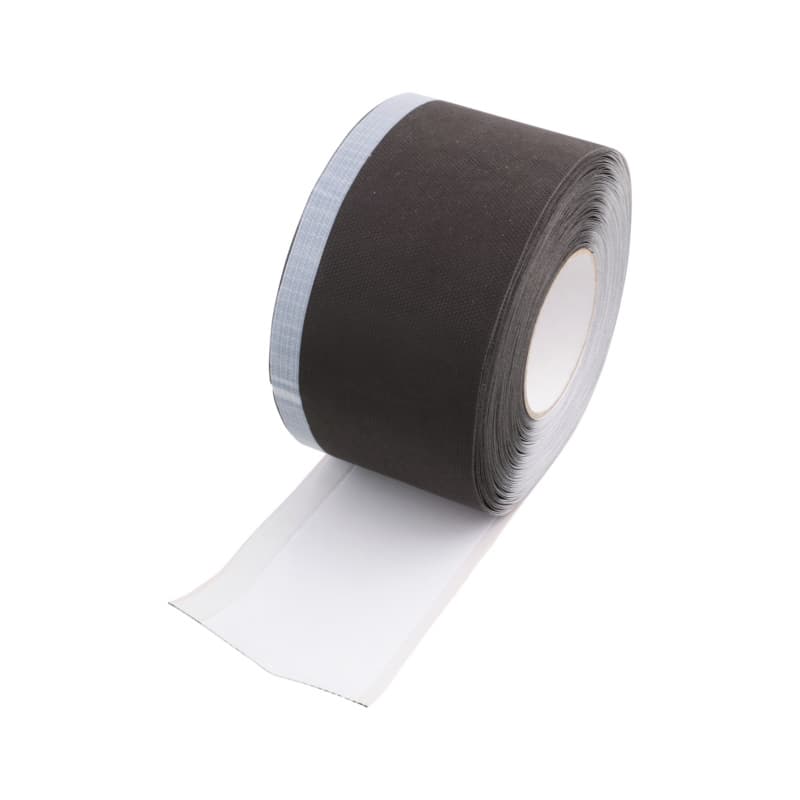 Window sealing tape for external sealing, black, width 70 mm, length 25 m