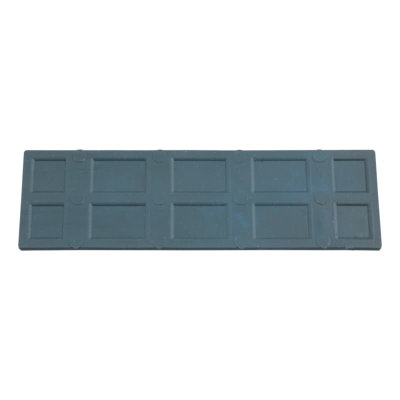 Glazing block 40x100x2 mm, plastic, blue