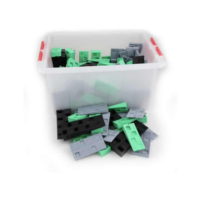 Assembly wedges assortment, plastic, 150 pcs