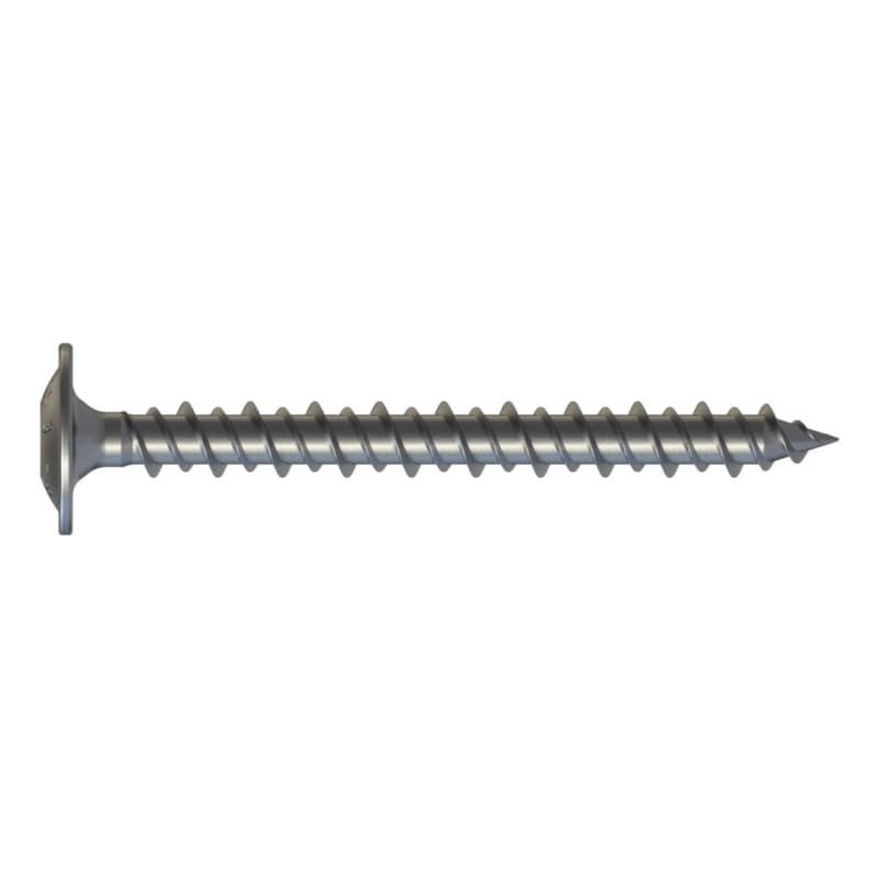 A2 stainless steel timber screw, washer head, FT, TX40 8.0 x 60
