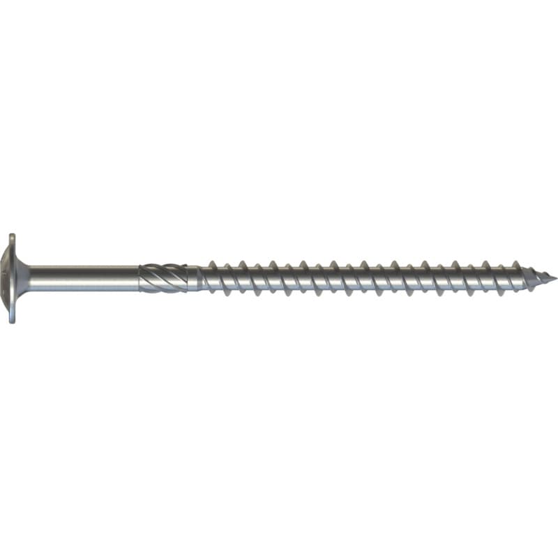 A2 stainless steel timber screw, washer head, PT, TX40 8.0 x 100