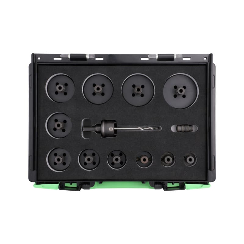 VISO Multi Cut hole saws with quick-change system assortment 4.4.2 T
