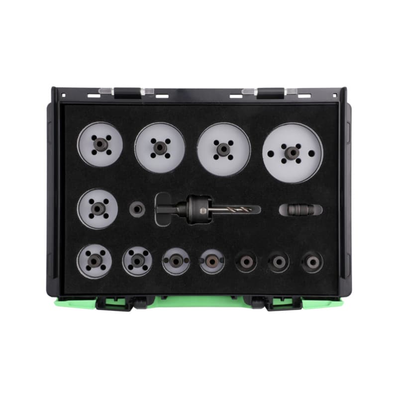 VISO Extreme hole saw with quick-change system assortment 4.4.2 T