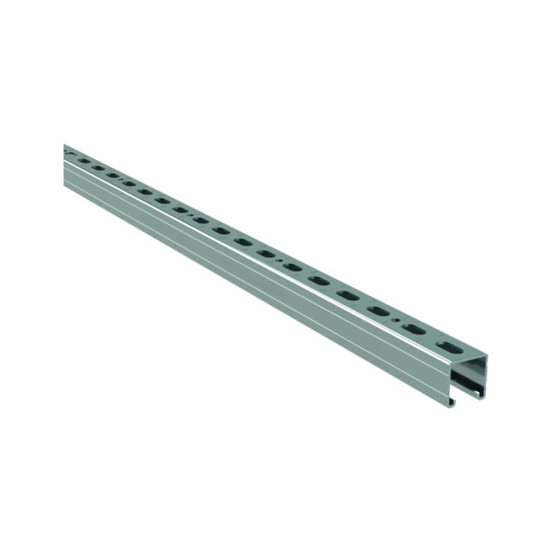 recamo plus toothed strut channel, 41/41, L 2m, zp, pu=8m=4x2m 41x41x2.0 mm