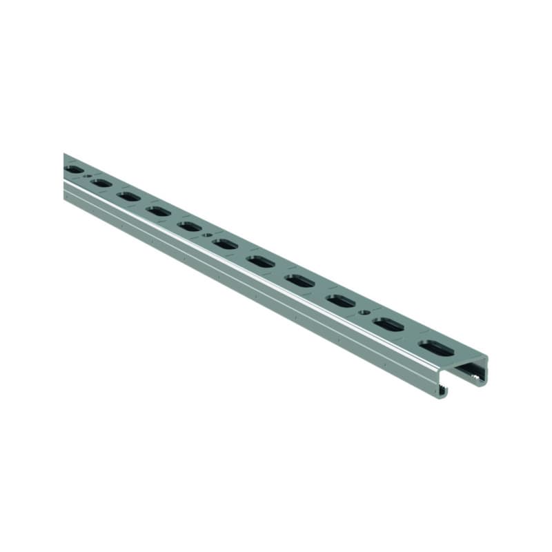 recamo plus toothed mounting rail 41/21, 2 m, zp., PU=16 m=8x2 m 41x21x2.0 mm