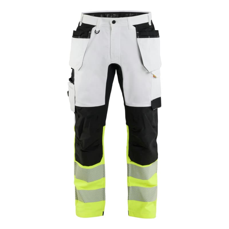 High Vis painter's trousers White/High Vis Yellow 1775 1832 1033 C94