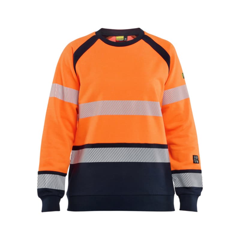 Women's Multinorm Sweatshirt Inherent D.NavyBlue/HVis Y 3454 1745 5389 L