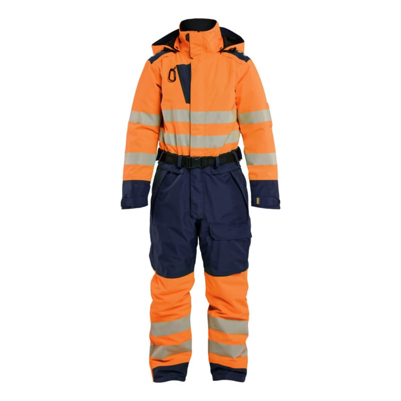 Women's High Vis Winter Jumpsuit High Vis Orange/Navy Blue 6726 1977 5389 L