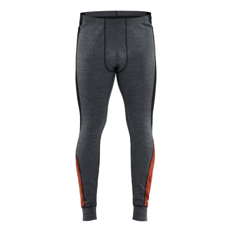 XWARM Underpants, 100% Merino Mid grey/Dark Red 1845 1736 9659 4XL