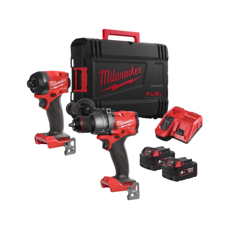 Milwaukee M18 FPP2A3 Starterset 2x5,0Ah-Akku,Ladegerät,HD-Box,Orgnr.4933480873