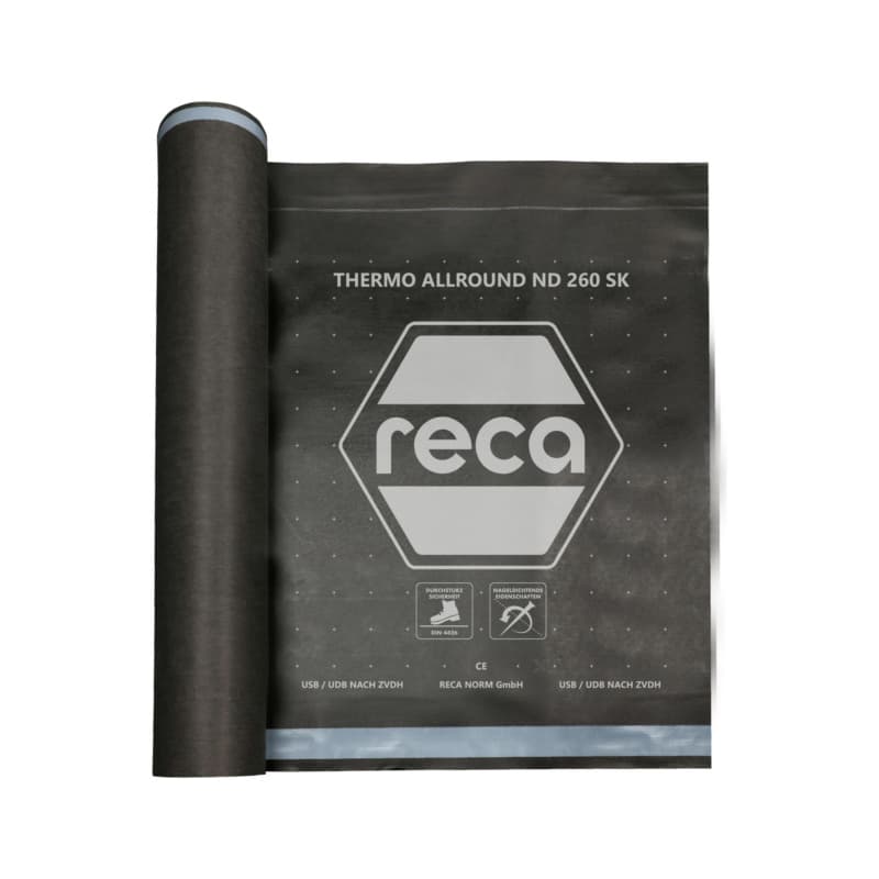 Roof protection film 260 g, nail sealing, dual self-adhesive edge 50 m x 1.5 m