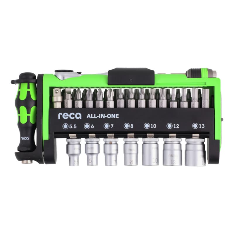 reca all-in-one bit socket setter set 39 pcs., PH/PZ/TX/SL/HEX