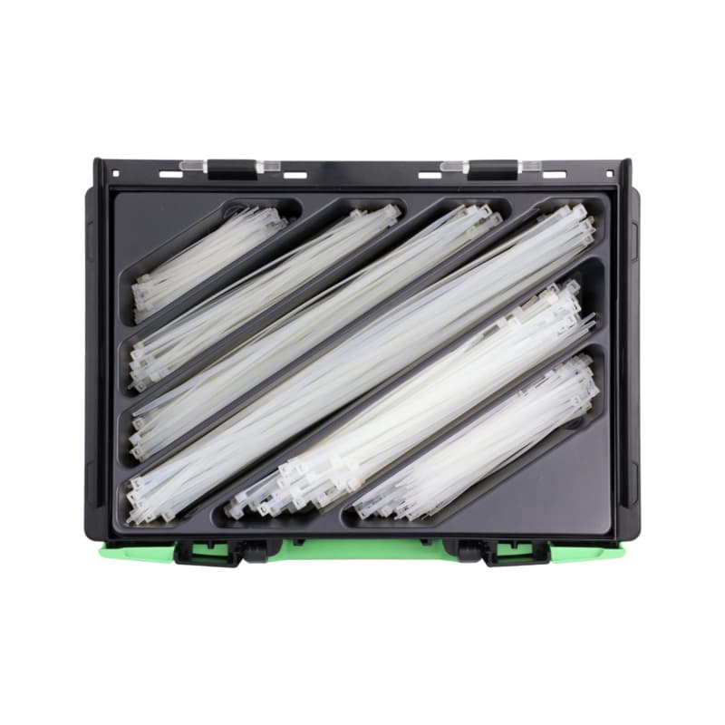 VISO 4.4.1 T natural cable tie assortment