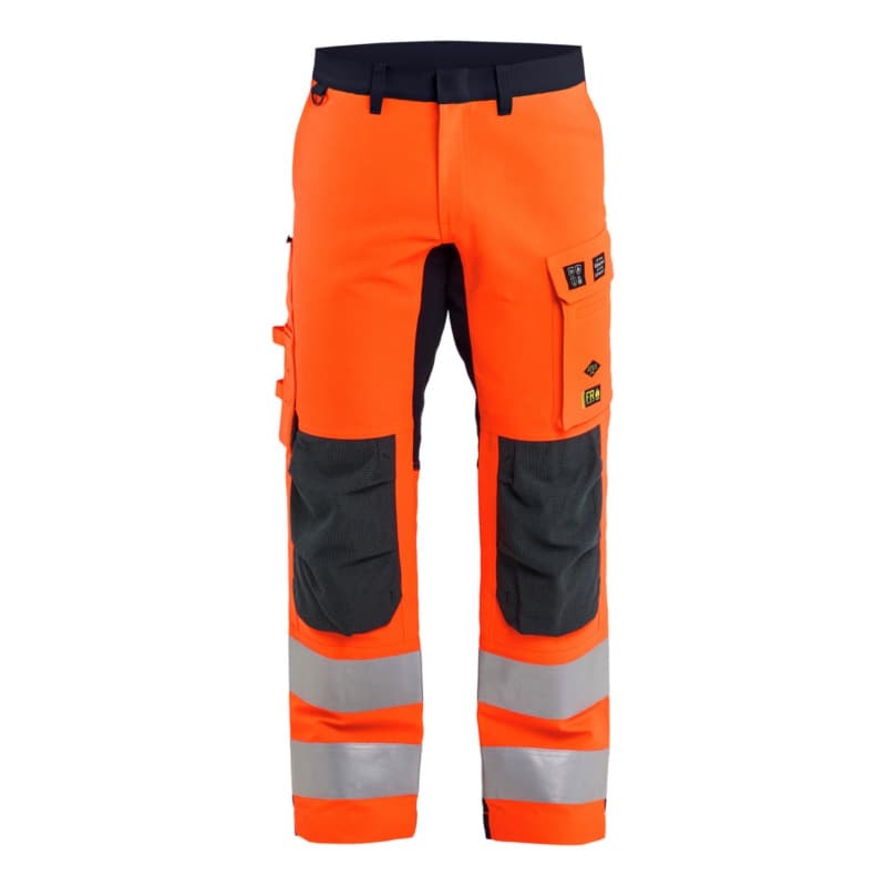 Multinorm stretch trousers inherently D.NavyBlue/HVis Y 1788 1524 5389 C44